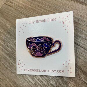 Lily Brook Lane Teacup Enamel Pin